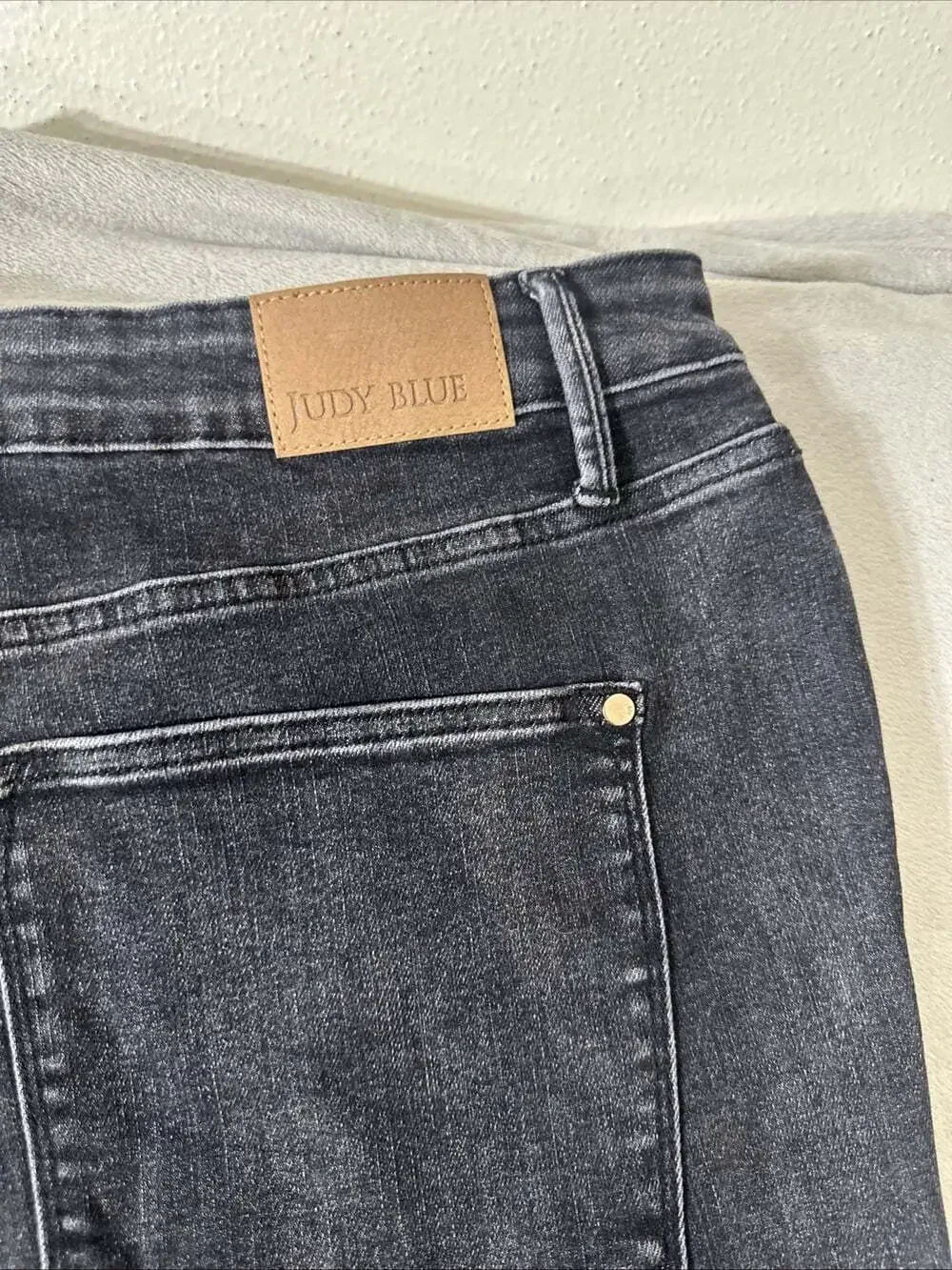 Judy Blue Straight Leg Jeans Women’s 22W Dark Wash High Rise Stretch Plus